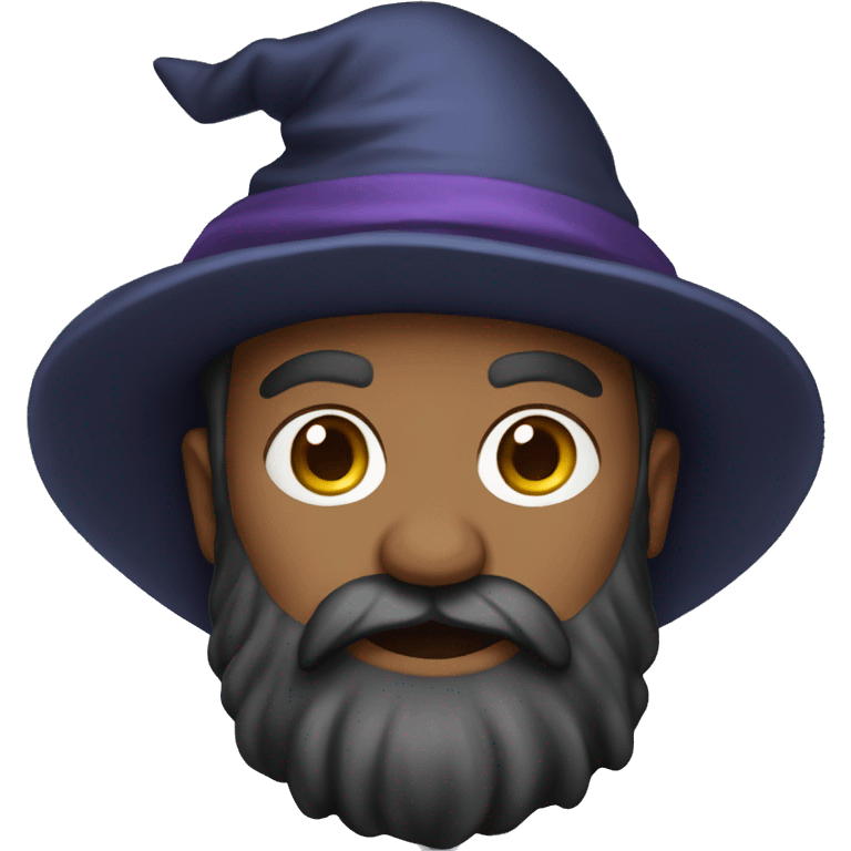 wizard black beard emoji