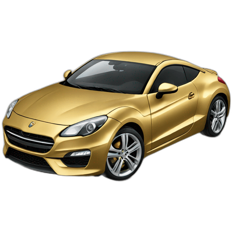 gold rcz car emoji