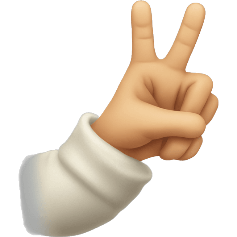 A hand with the thumb and middle finger down emoji