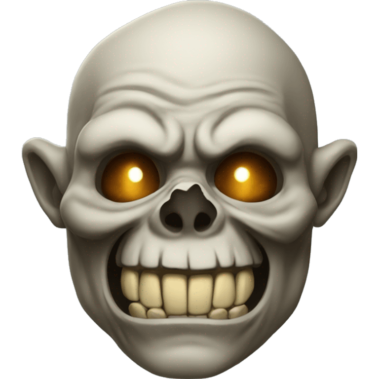 Troll skull emoji