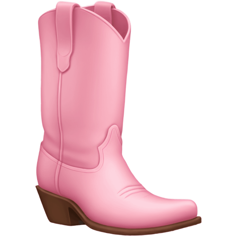 light pink cowboy boot emoji