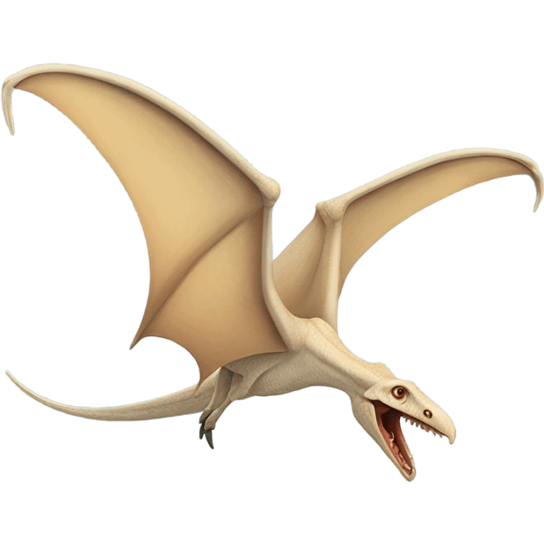 Highly realistic Pterodactyl Flying emoji