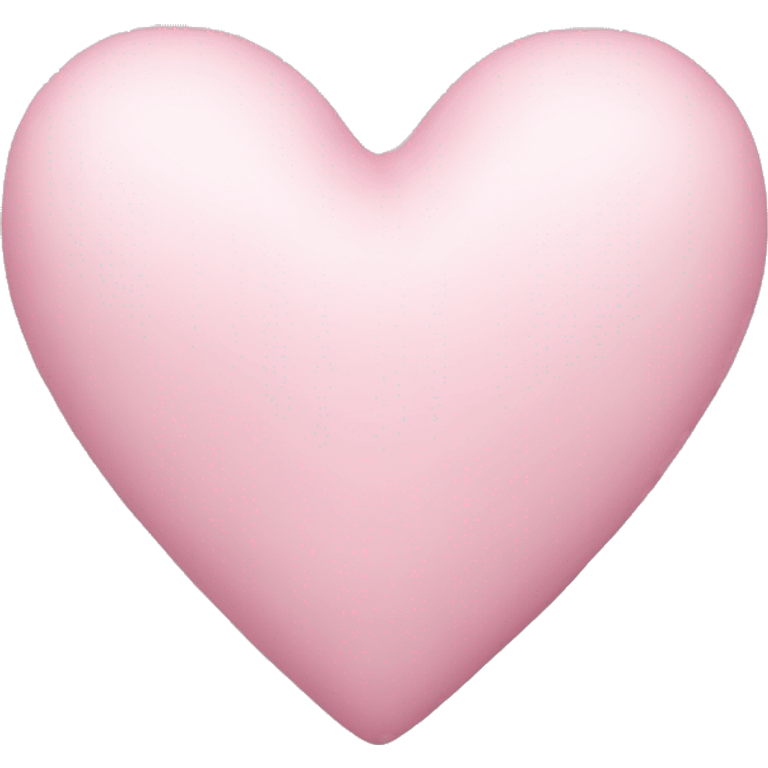 Pillow light pink heart emoji