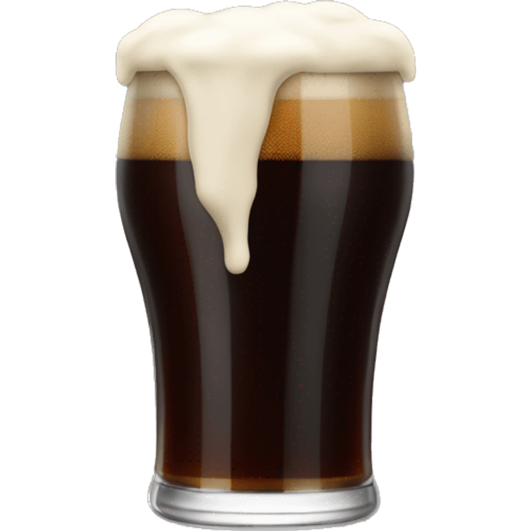 Pint of dark beer  emoji