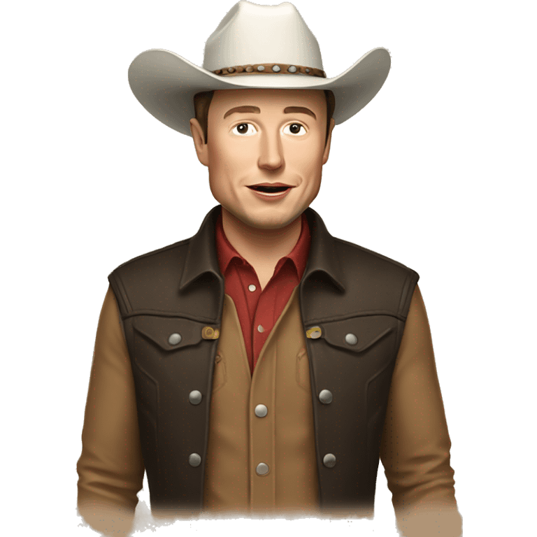 elon musk cowboy emoji