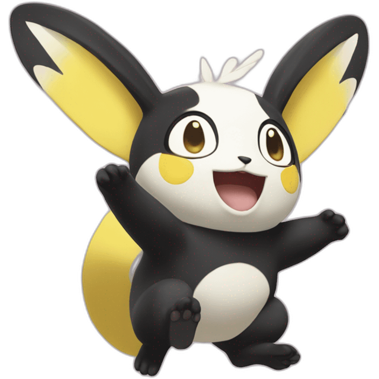 Emolga flying emoji