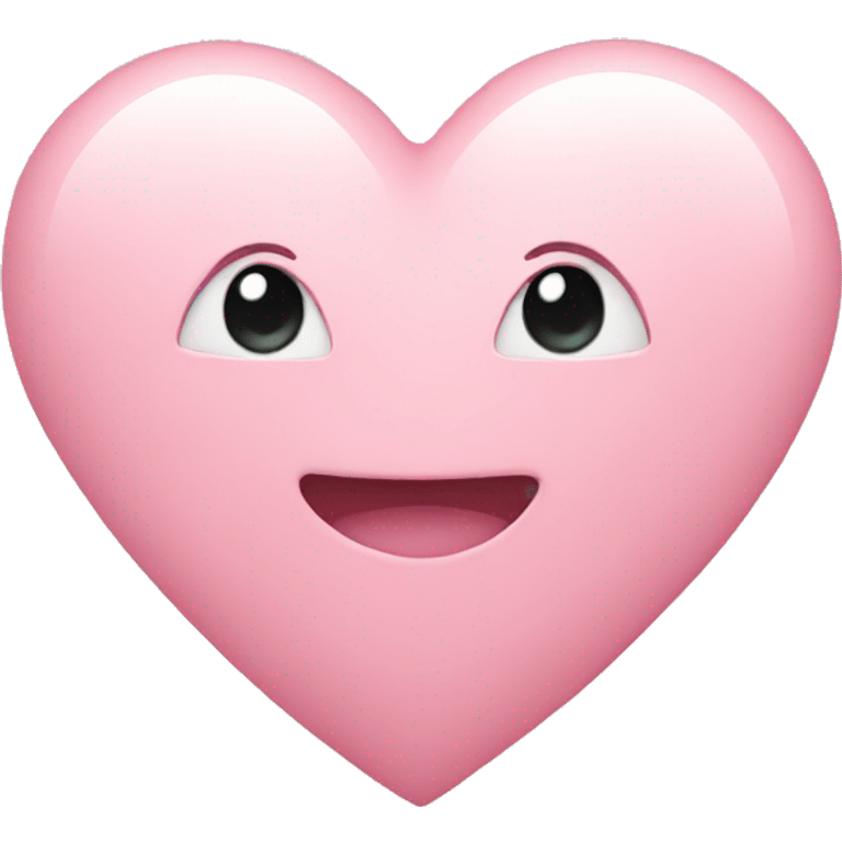 Light pink heart emoji