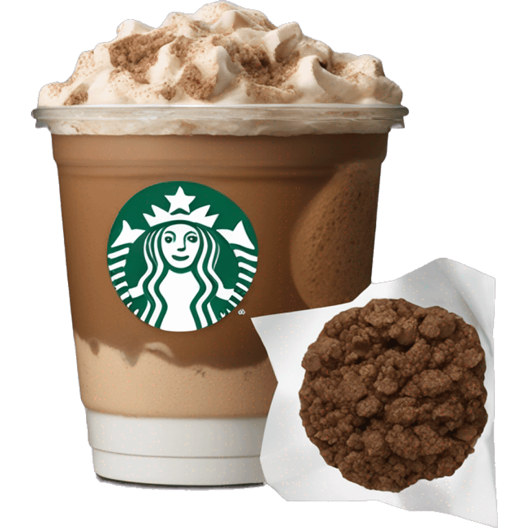 Mocha cookie crumble Starbucks coffee emoji