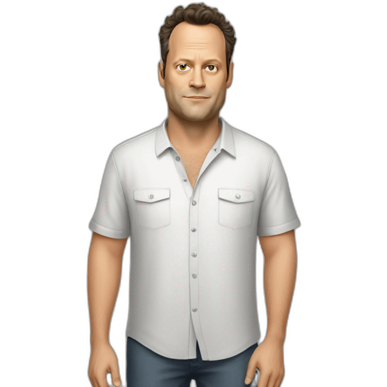 vince-vaughn cartoon wearing shirt emoji