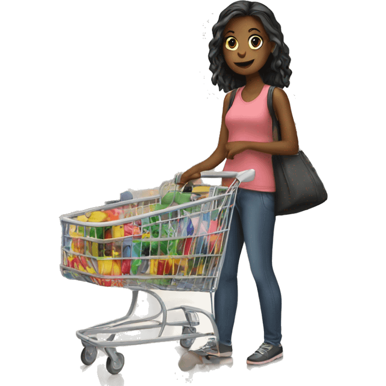 Girl shopping emoji