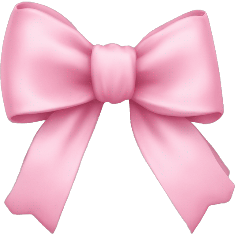 Baby pink bow emoji