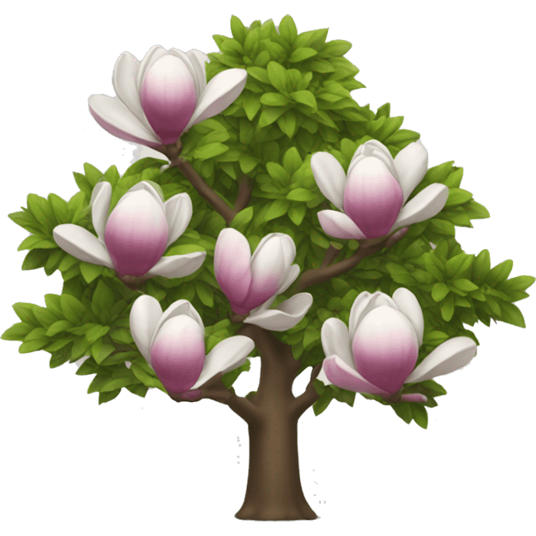 Magnolia tree emoji