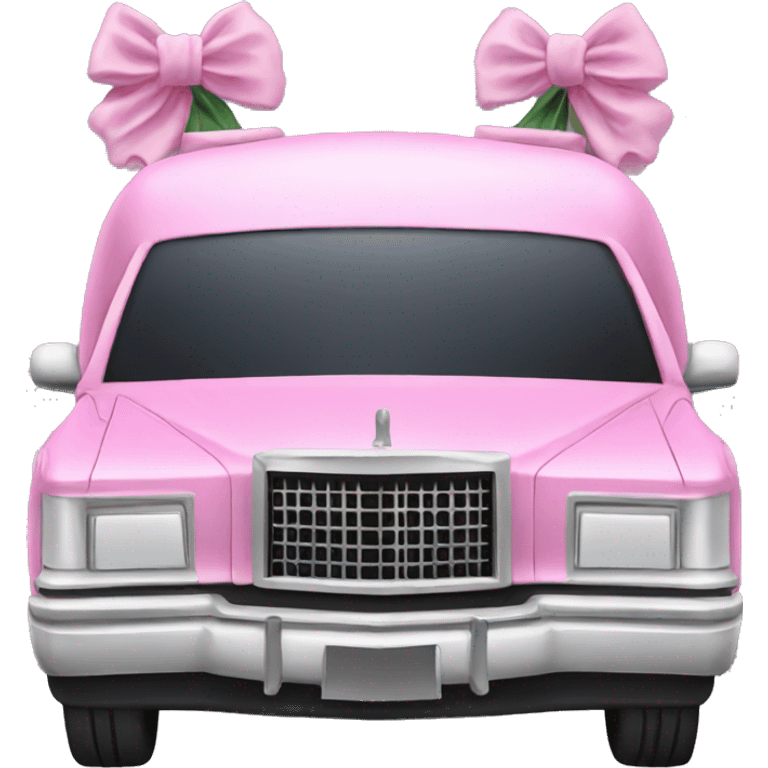 Pink hearse  emoji