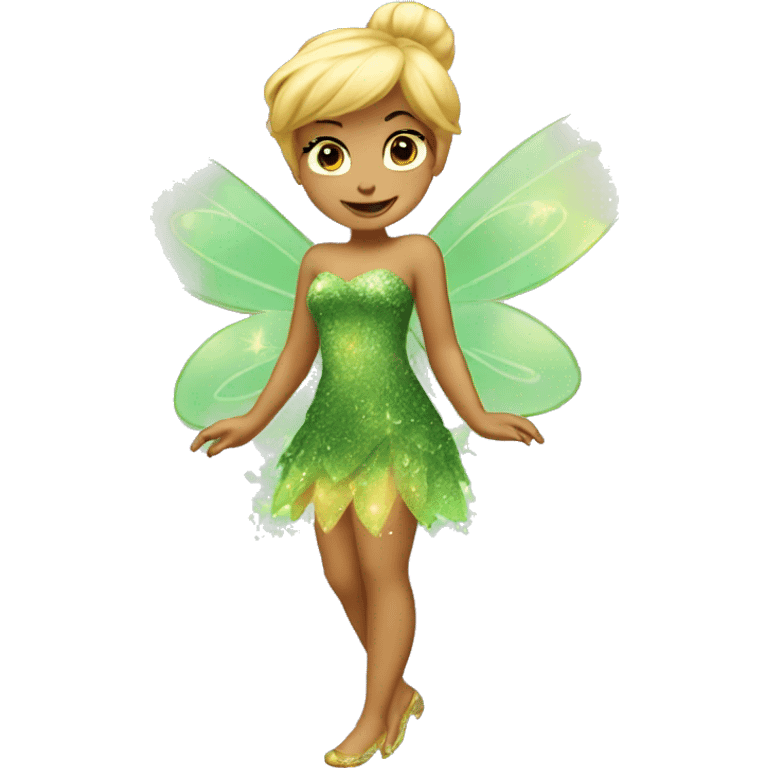 tinkerbell sparkly dress emoji