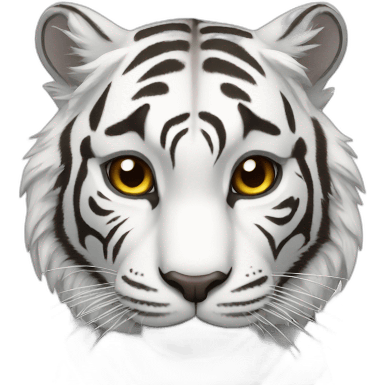 White tiger emoji