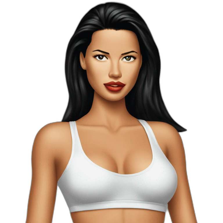 Adriana lima in 90s emoji