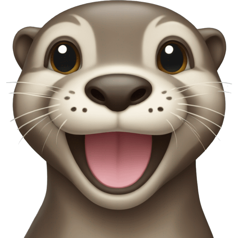 happy otter emoji emoji