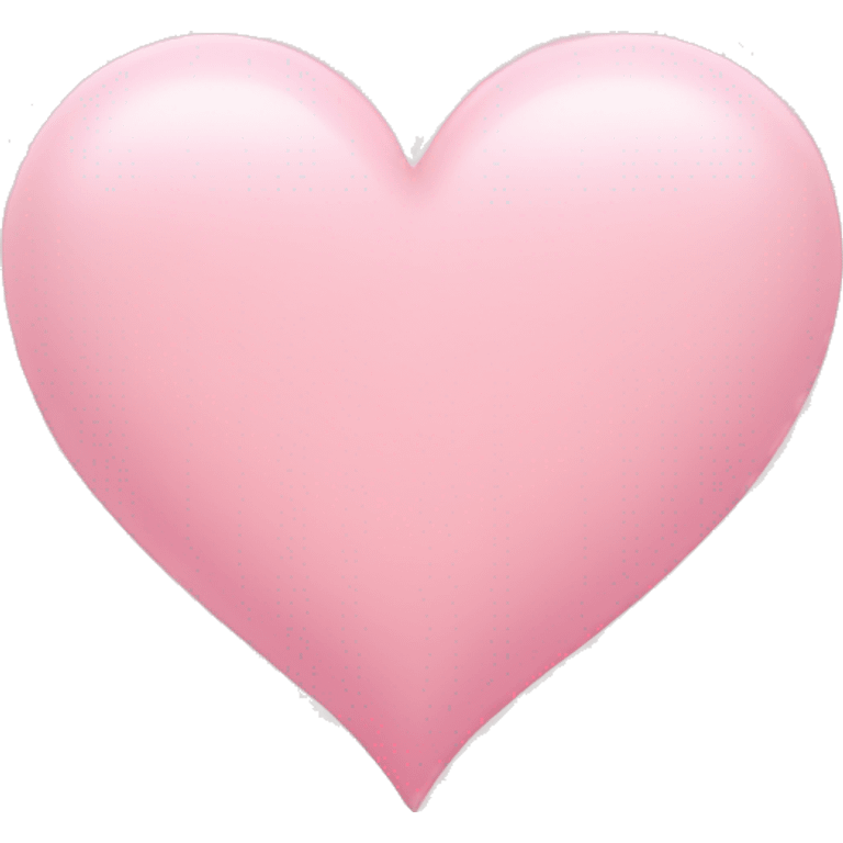 light pink heart emoji