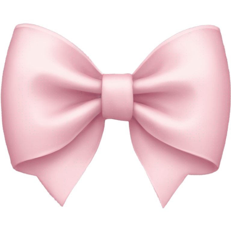 Pale Pink bow emoji