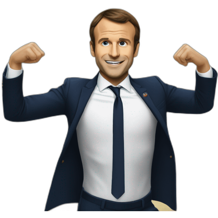 Macron qui danse emoji