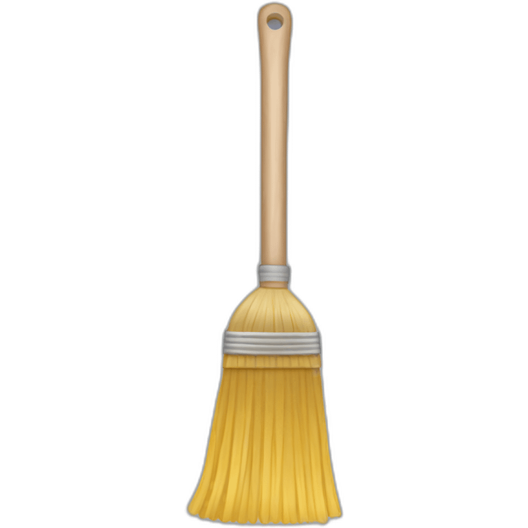 hand broom emoji