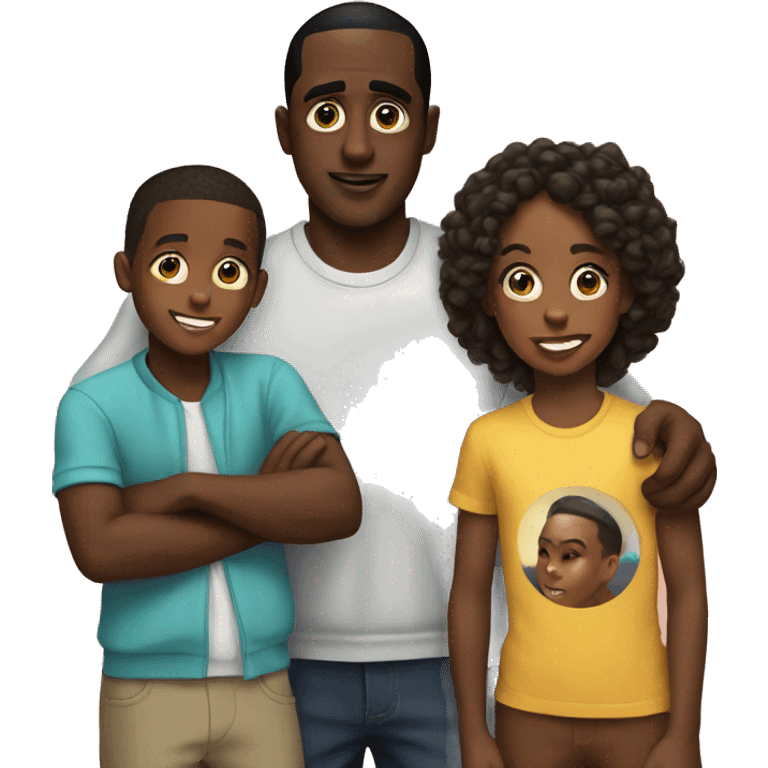 Diddy with kids emoji