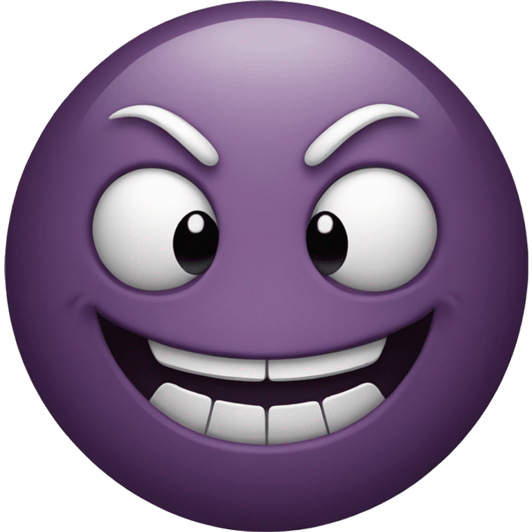 Evil smiling face emoji