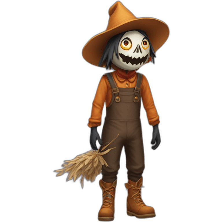 Scare crow full body emoji