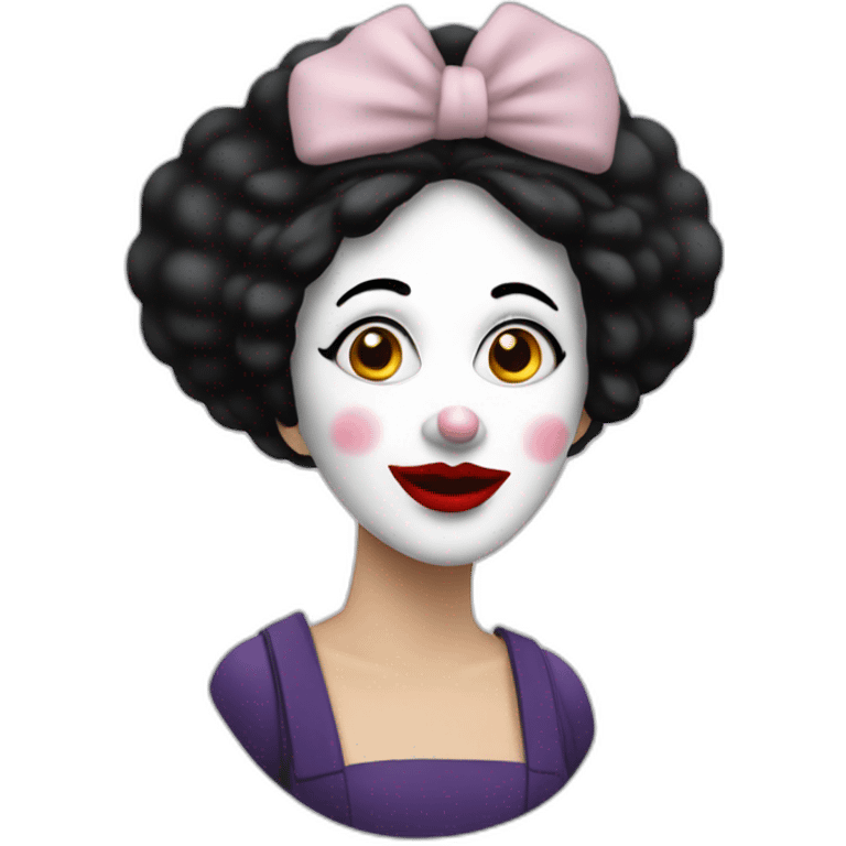 Madame mime emoji