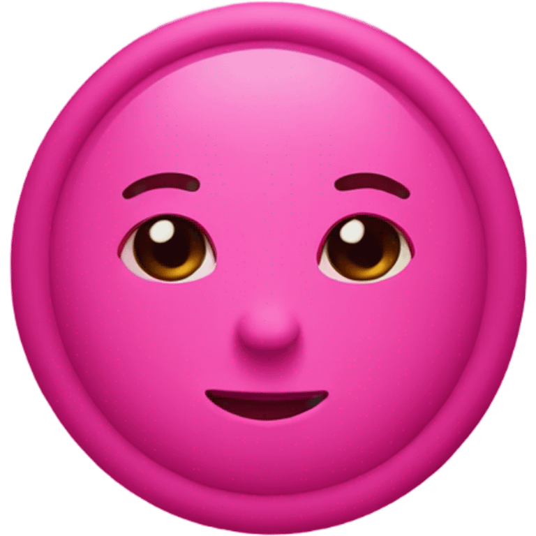 Pink emoji