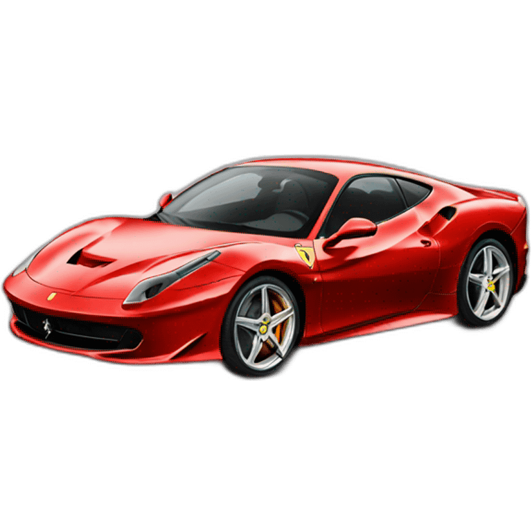 fast ferrari car emoji