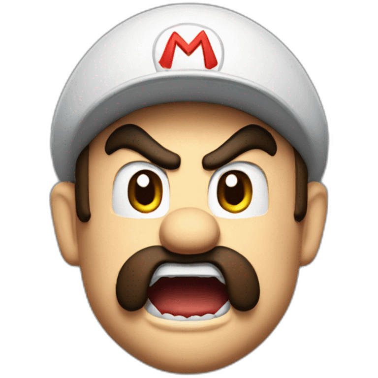 super mario angry emoji