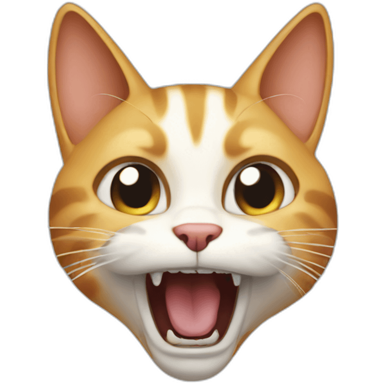 screaming cat emoji