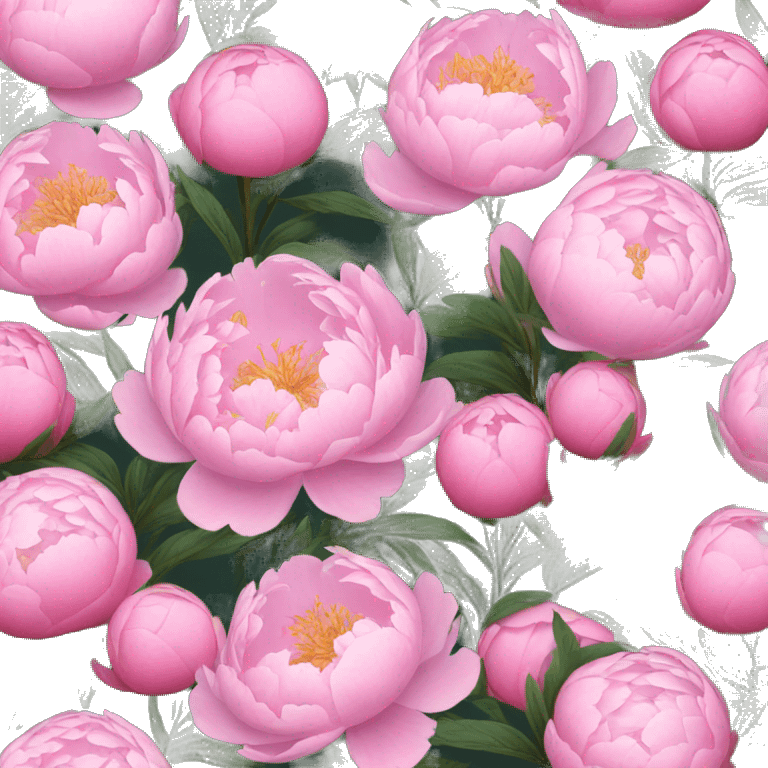 Peonies emoji