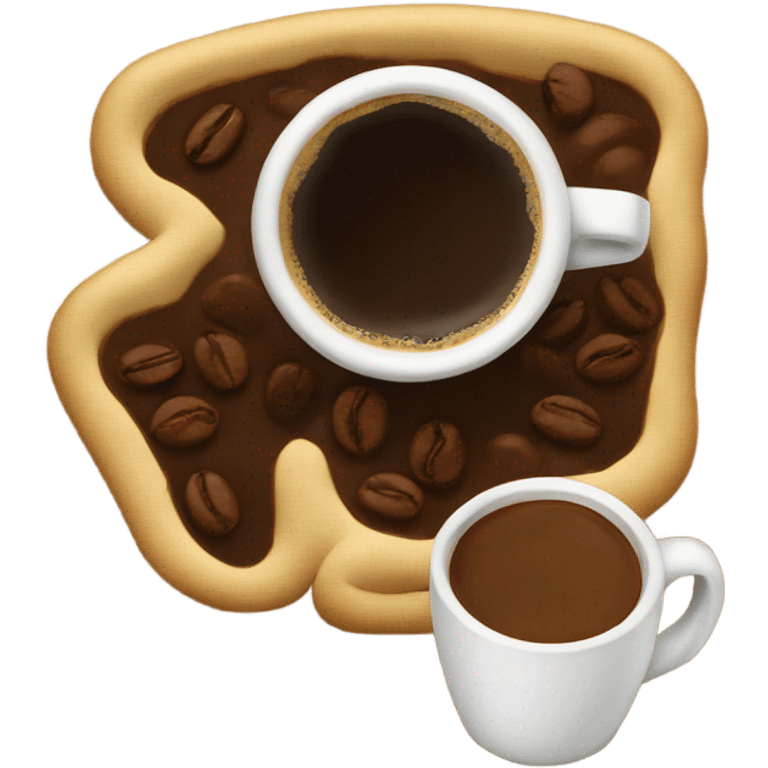 Huge coffee  emoji