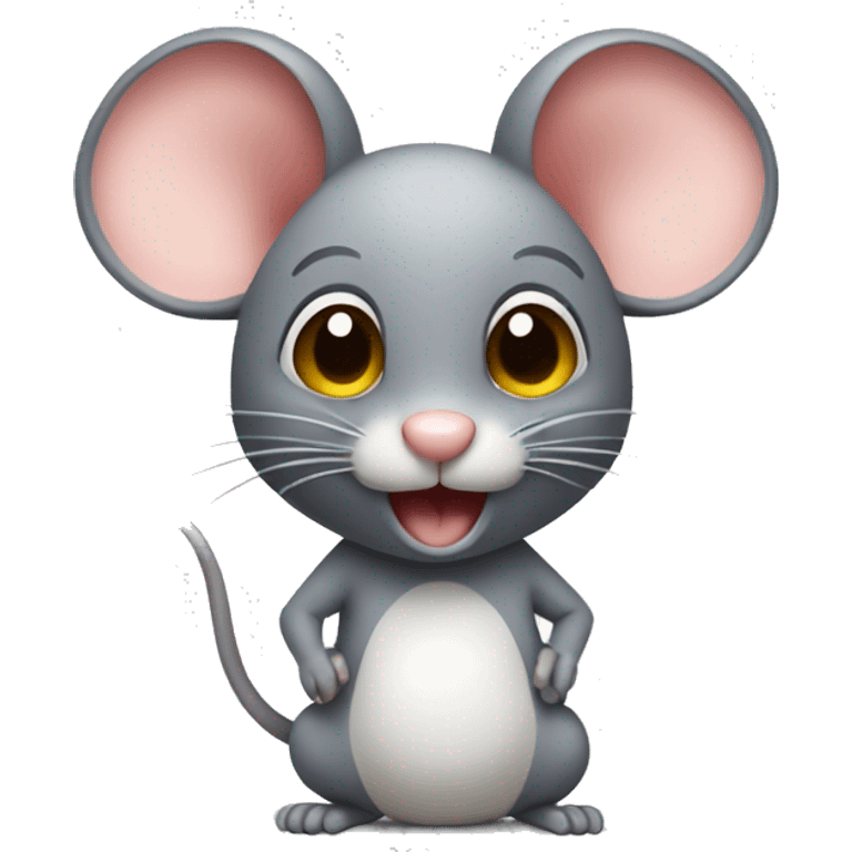 mouse with ok sign emoji