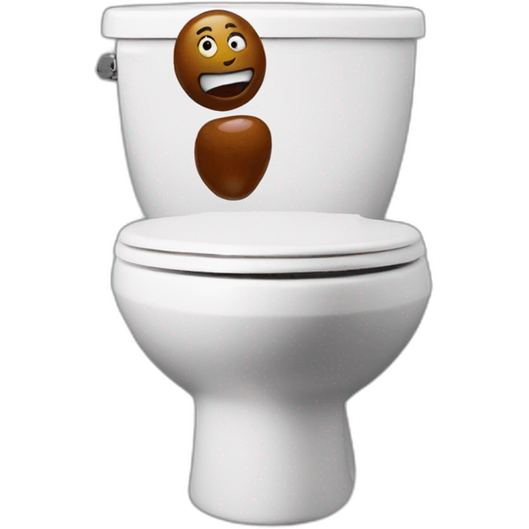 floating raisin in toilet emoji