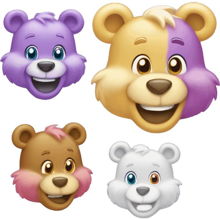 The carebears  emoji