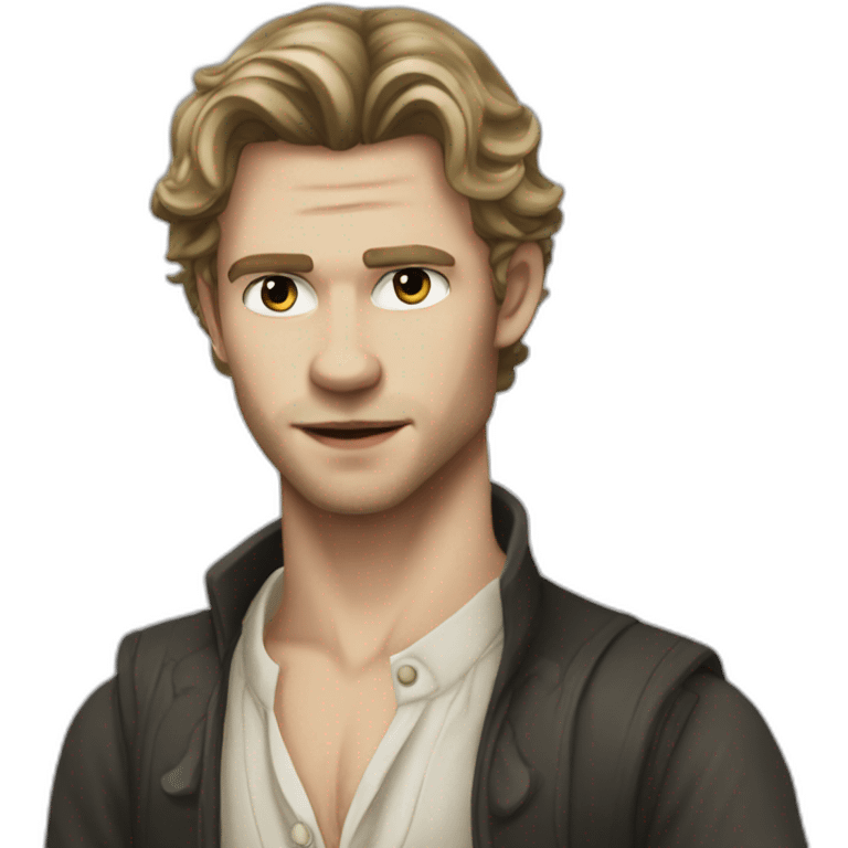 Klaus mikaelson realistic detailed emoji