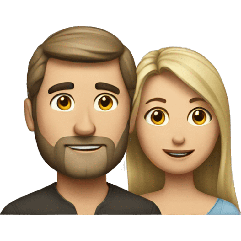 A man with his wife  emoji