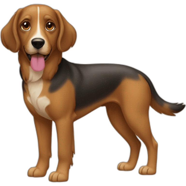 Race de chien Berge australienne emoji