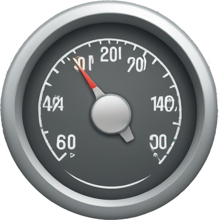 a motorcycle speedometer emoji