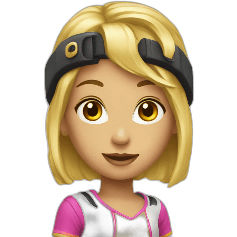 Rollergirl gold emoji