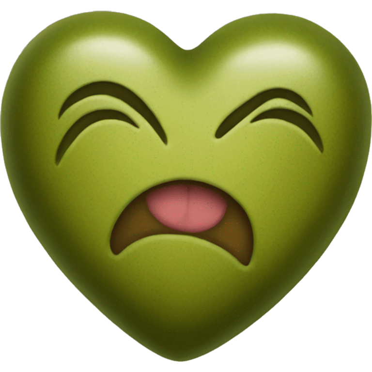 olive heart emoji