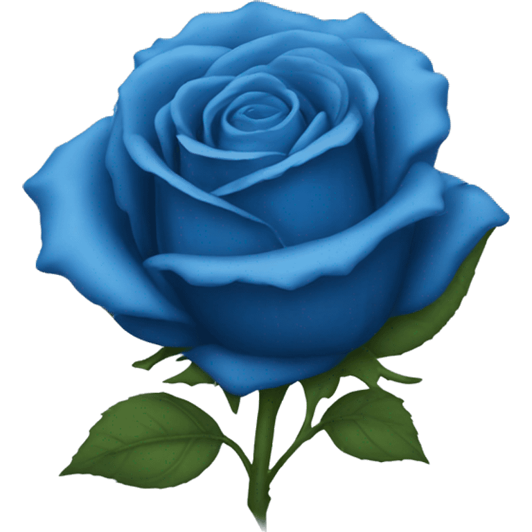 blue rose  emoji