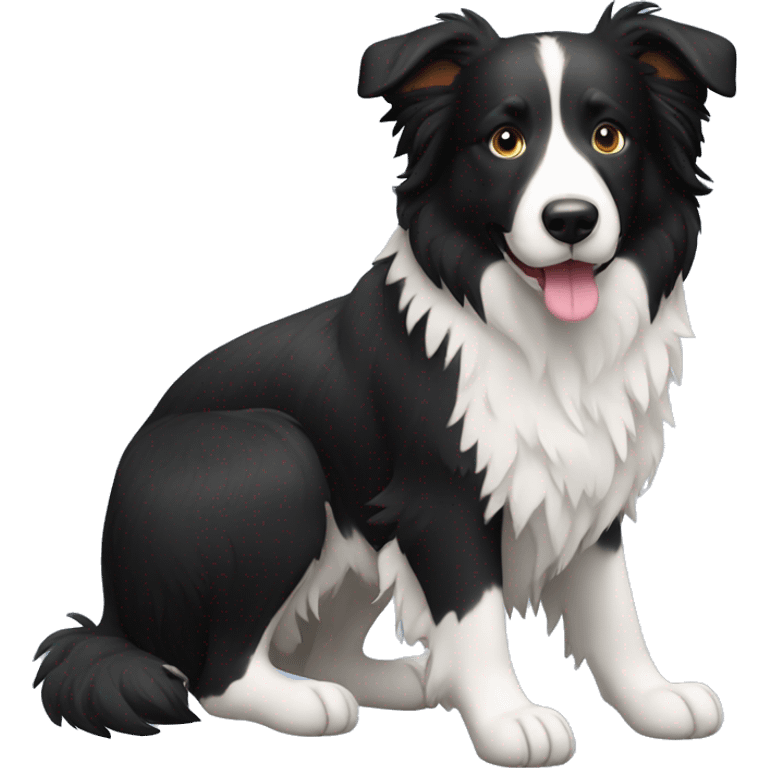 Border Collie Dog Full Body emoji