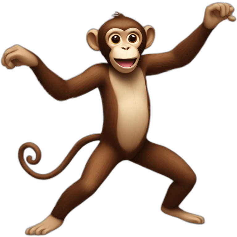 Dancing monkey emoji