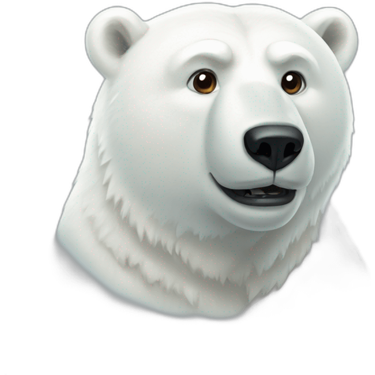 Polar bear emoji