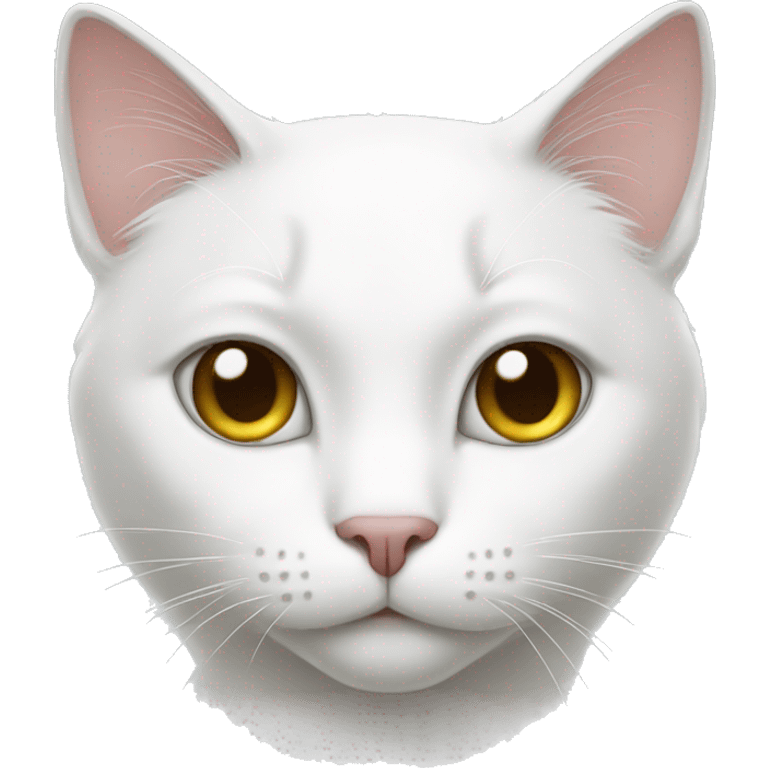 White cat emoji