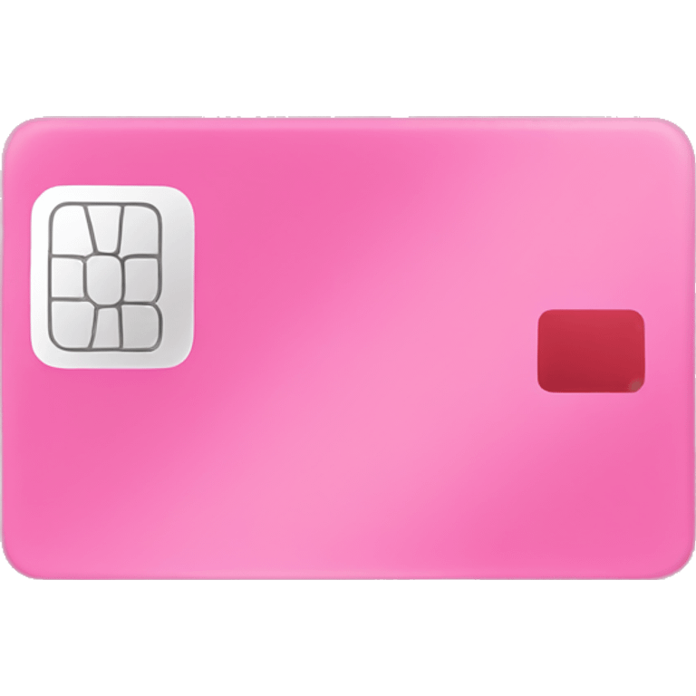 pink credit card emoji